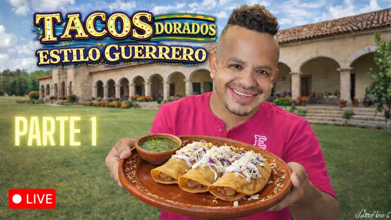 PARTE 1 | La Receta Secreta de Tacos Dorados Estilo Guerrero 🤫🔥 #live #receta #cocina 