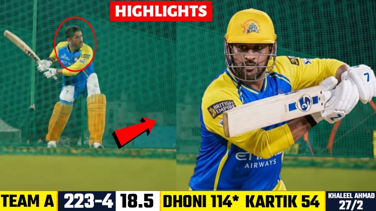 CSK Practice Match Highlights 2026: Dhoni Power & Kartik Sharma Entry! 💥 IPL 2026 News Today