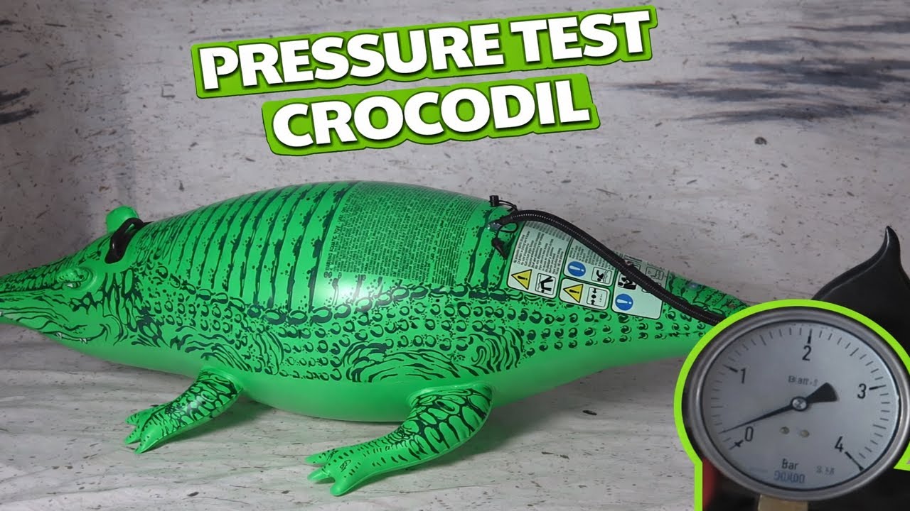 Pop inflatable - Inflation Experiment How Big Can the Intex Crocodile Get 🐊💨