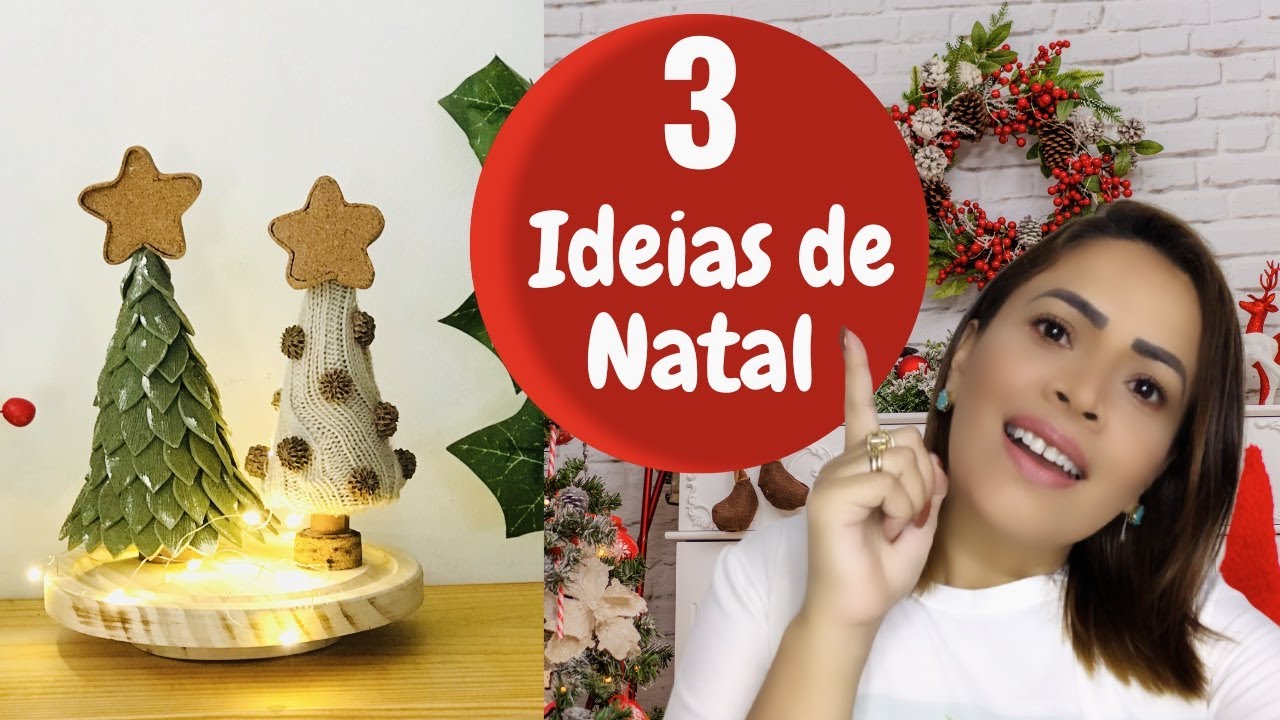 DIY IDEIAS FÁCEIS DE FAZER PARA DECORAR NO NATAL