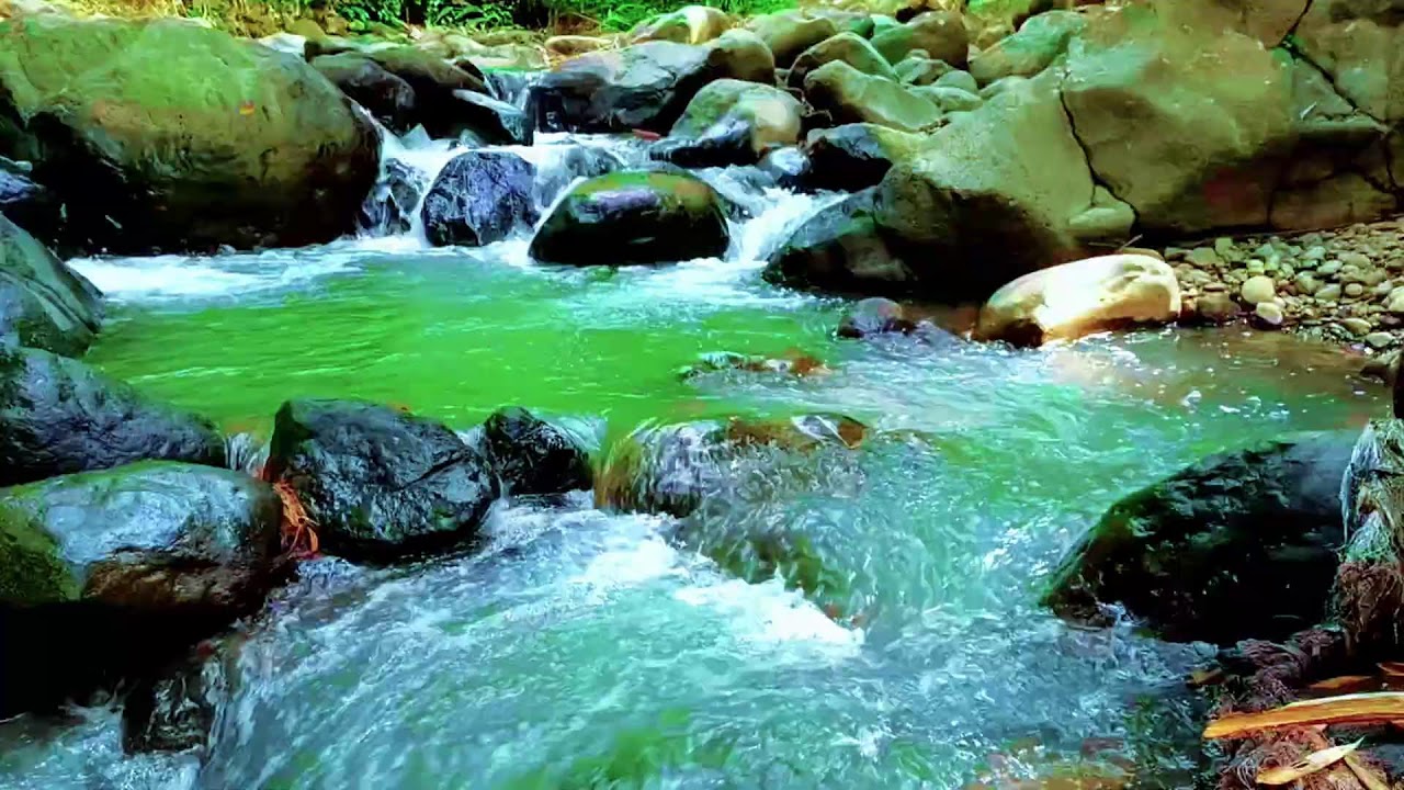 Deep Sleep River Soundscape with Natural Water White Noise