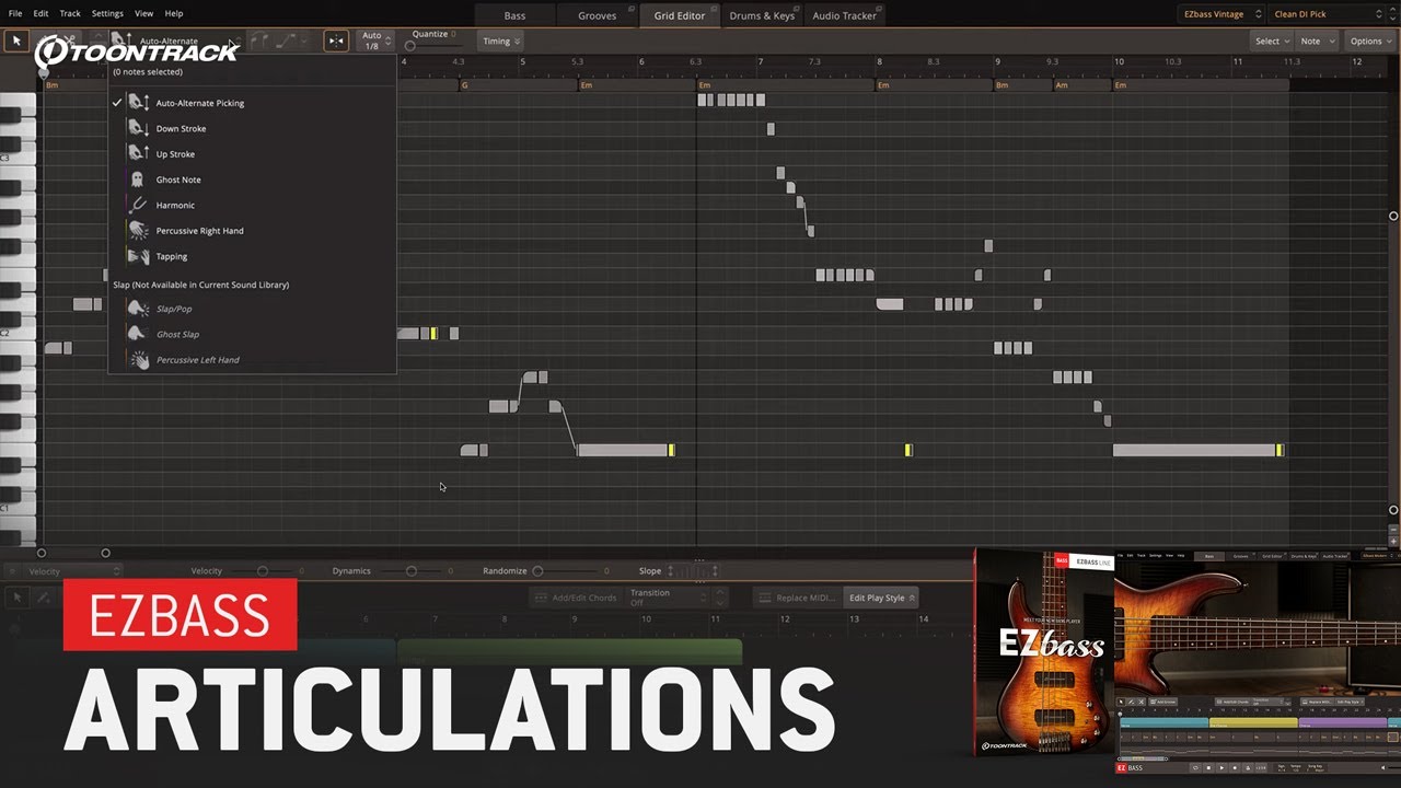 EZbass – Articulations