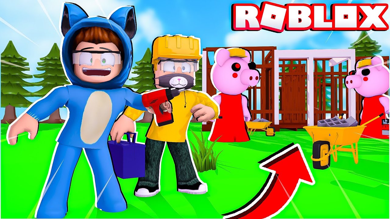 CASA de PIGGY NOOB vs CASA de PIGGY PRO en ROBLOX 🔥 BEBE MILO PIGGY BUILD MODE