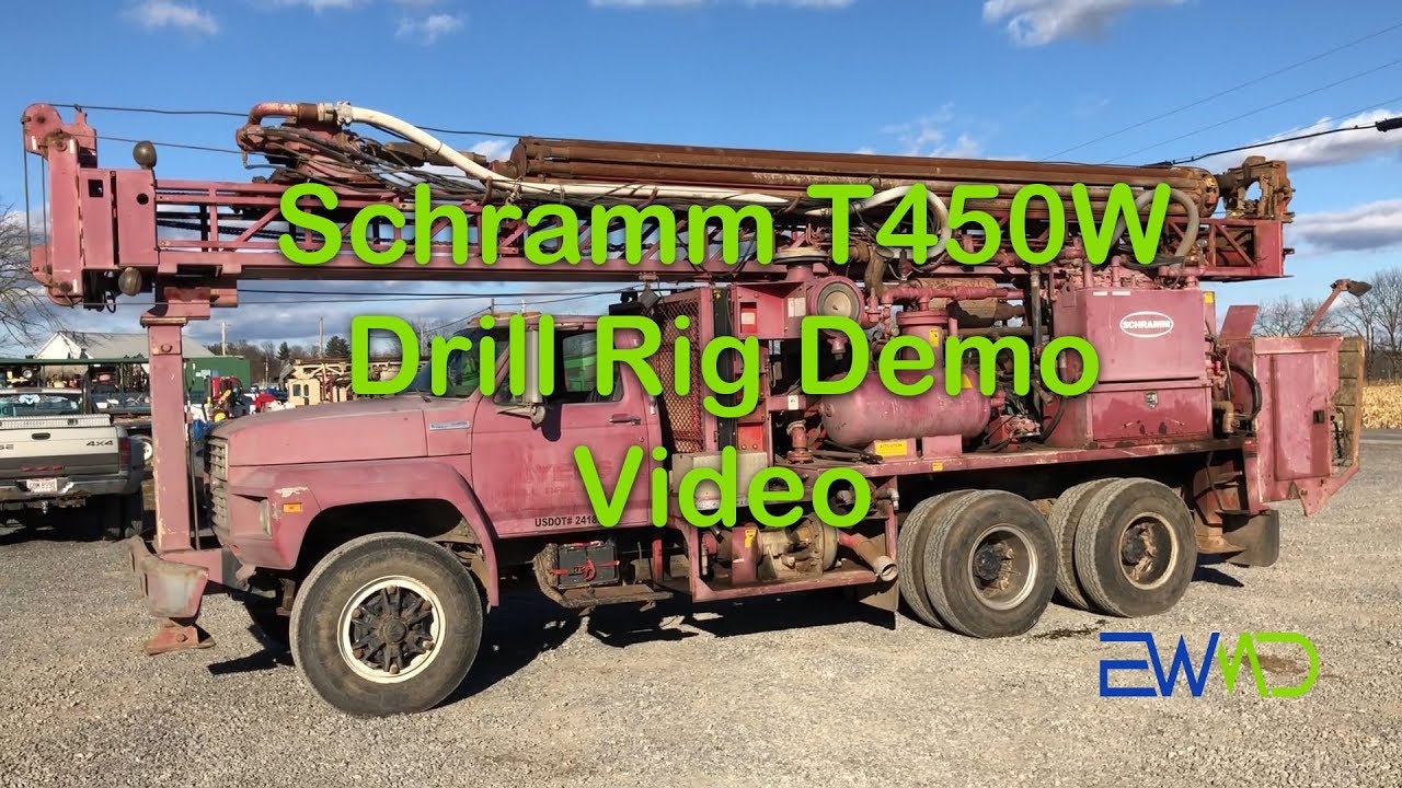 Schramm T450W Drill Rig Demo Video
