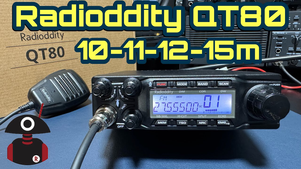 Обзор и модификация мобильного трансивера RADIODDITY QT80 10/11/12/15 м AM FM SSB
