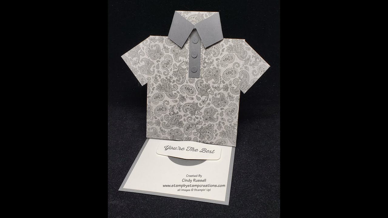 Polo Shirt Fun Fold Easel Card