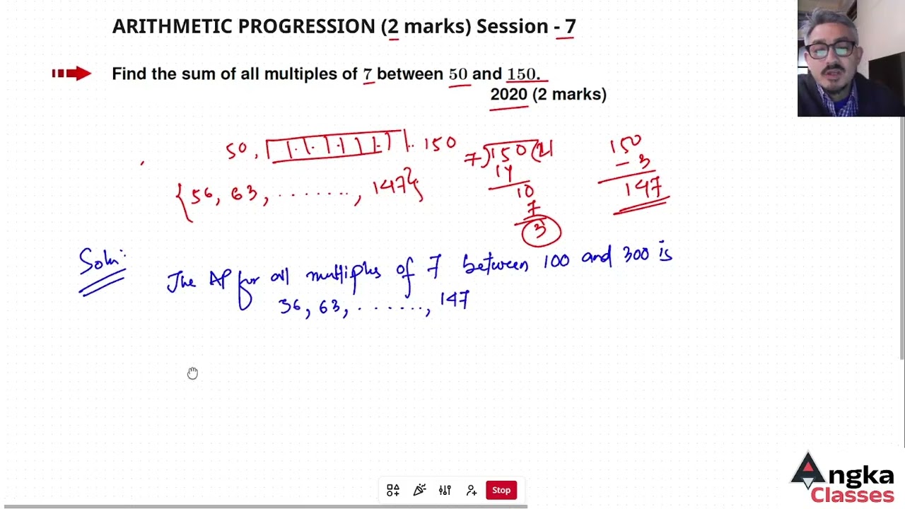 Previous years' questions(2015-2025)BOSEM Class X Chapter- ARITHMETIC PROGRESSION(2 marks) Session 7