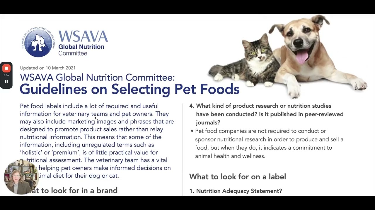Do the WSAVA Questions Actually Evaluate a Pet Food Company?