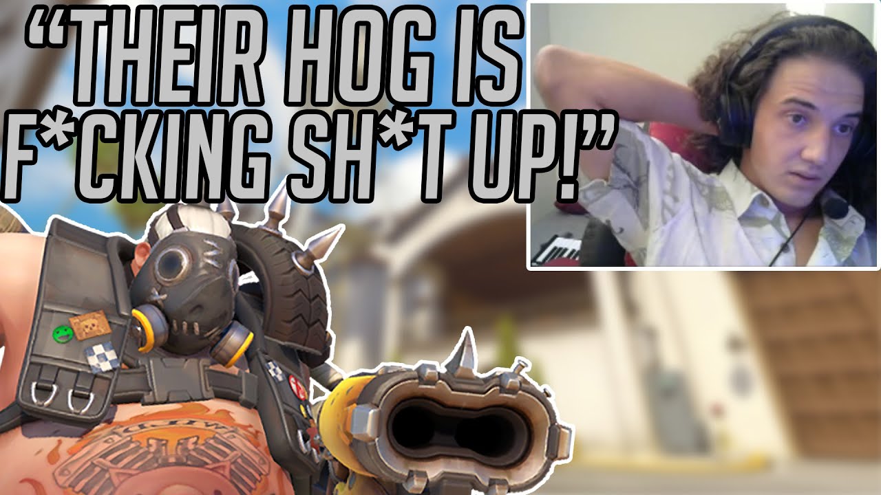 twitch streamer faces my roadhog w/ reactions (Overwatch)