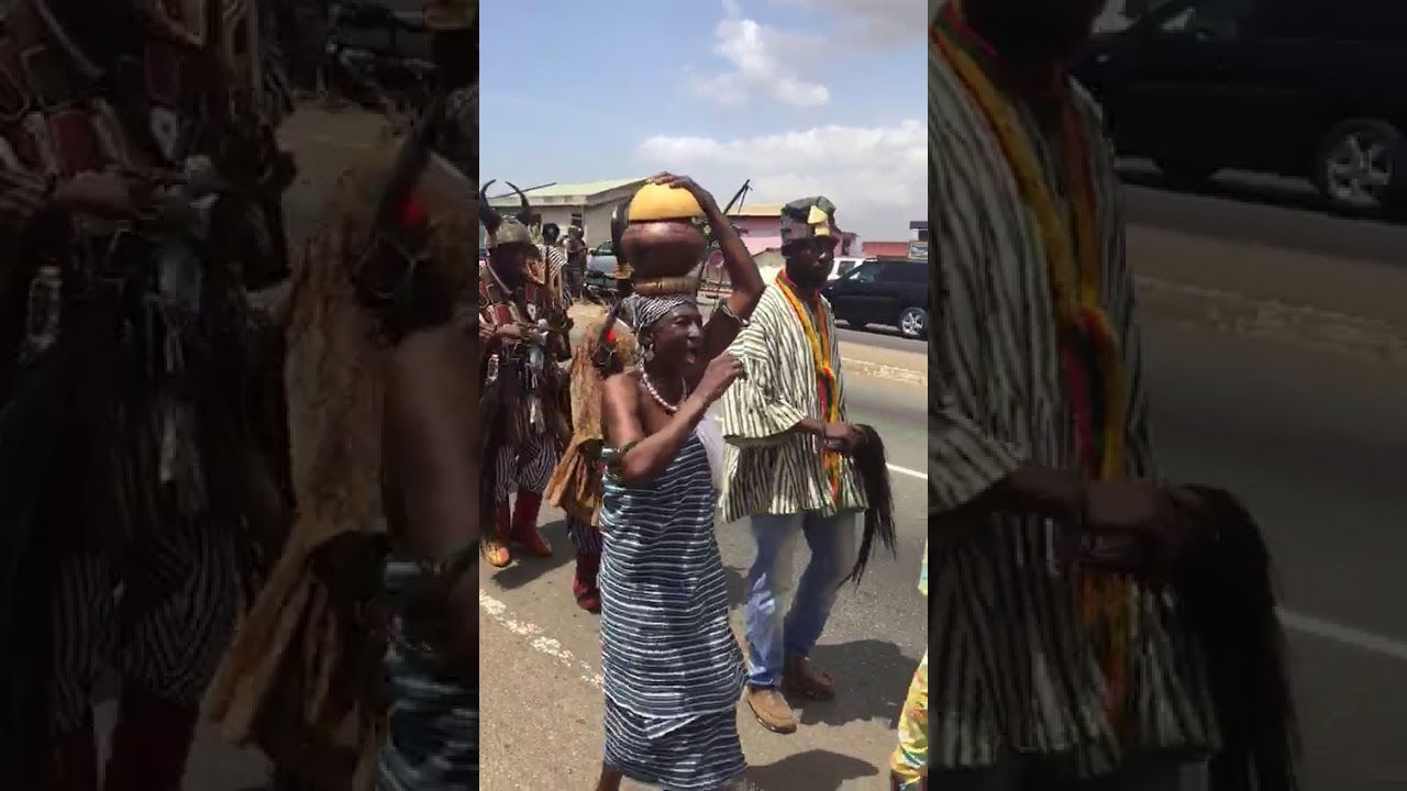 Builsa Warriors on Horseback in Accra