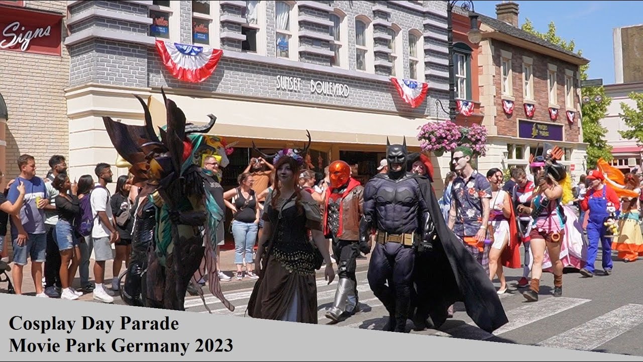 Cosplay Day 2023 Cast Member Parade -  Freizeitpark / Themepark Movie Park Germany