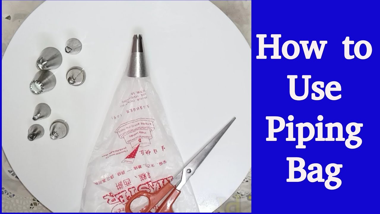 How to use piping bag and nozzle|Piping Bag Nozzle|How to use Piping nozzles😍😍