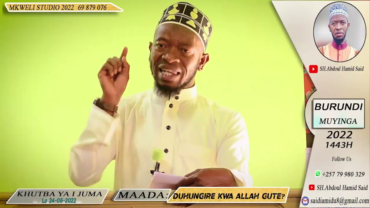 UKUDATAHURA UBUBASHA BWA ALLAH NIVYO BITUMA TUGUMA TWISANZURA MU VYAHA
