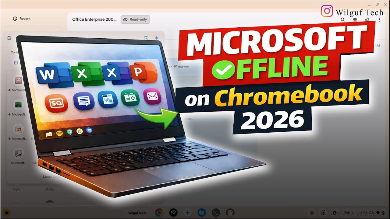 How to Install Microsoft Office OFFLINE on Chromebook in 2026