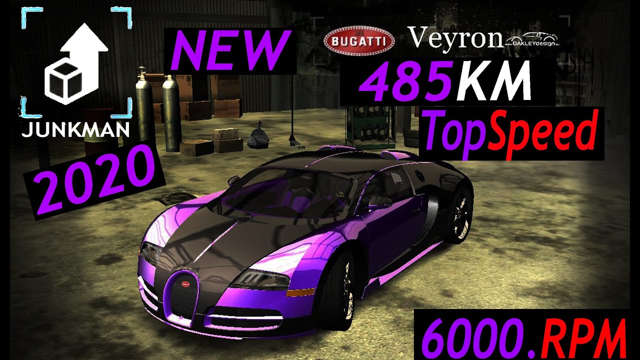 Bugatti Veyron Customization|JUNKMAN|Need For Speed Most Wanted 2005 #NEW# #2020#