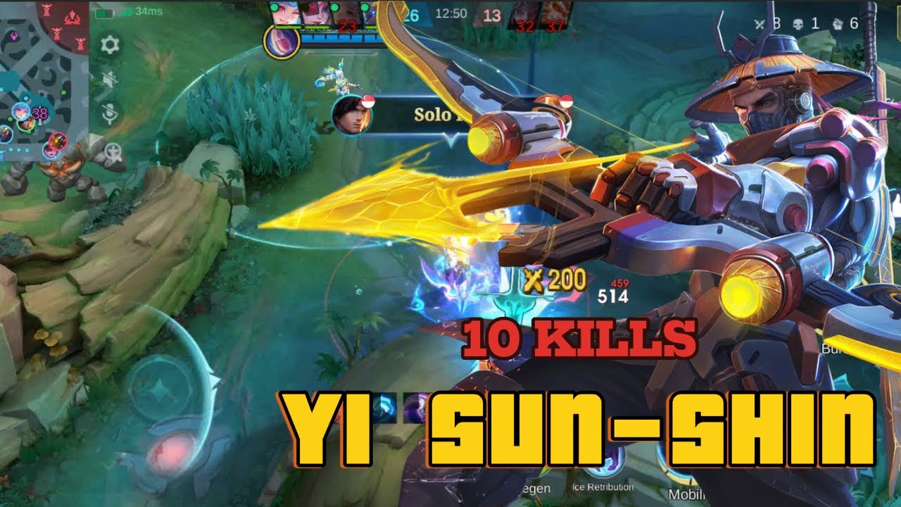 10 KILLS YI SUN-SHIN! 20% Hero Damage | Hyper Carry Gameplay