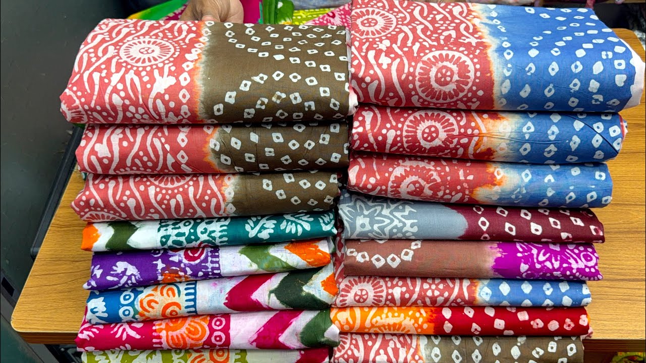 ৫৫০ টাকার লুটপাট সেলে বাটিক থ্রিপিসের মেলা | Batik three piece collection at craziest offer 