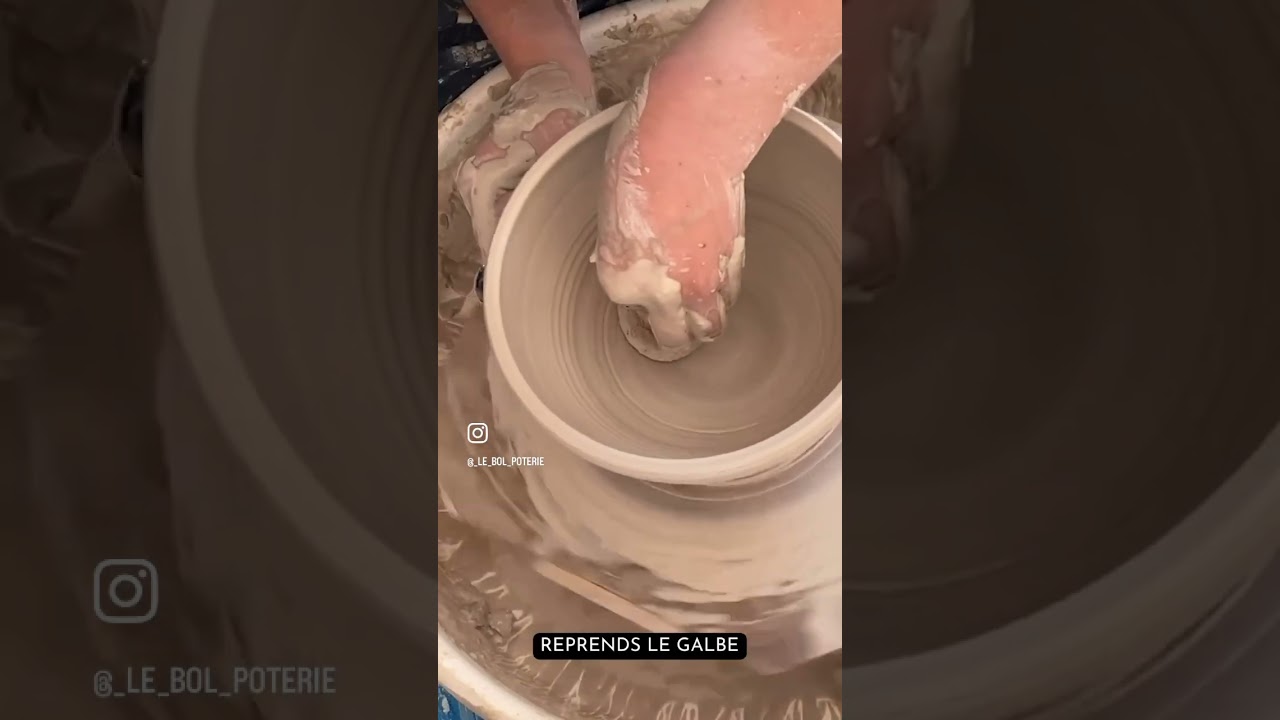 Le bol 🥣 #ceramiste #formation #poterie #porcelaine