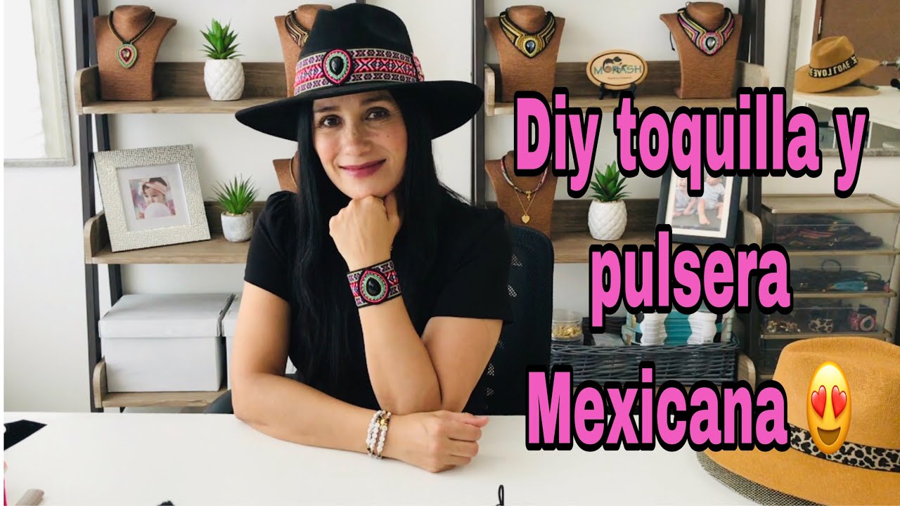 DIY DECORACIÓN PARA SOMBRERO Y PULSERA MEXICANA 😍🤩!!!