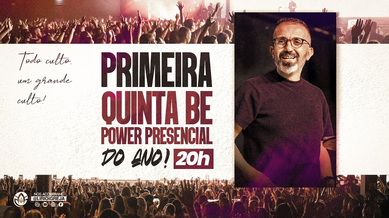 PRIMEIRA QUINTA BE POWER PRESENCIAL DO ANO! 15.01 | 20H