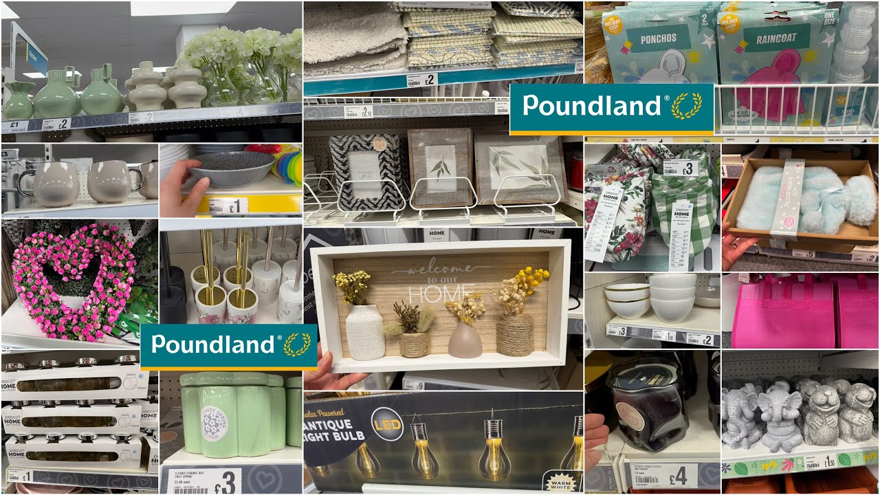 ♦️POUNDLAND♦️WHAT’S NEW IN STORES😍 NEW HOME DECOR ,KITCHEN, DINING ,GARDEN ITEMS ♦️MAY 2025♦️🔷