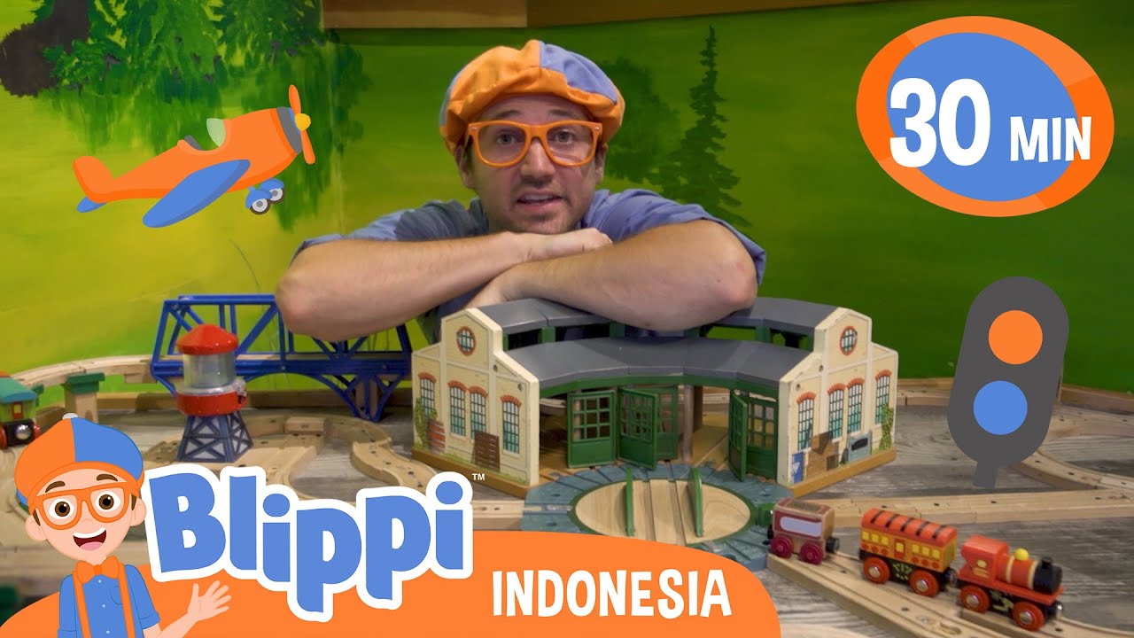 Blippi Mengunjungi Museum Anak | Blippi Bahasa Indonesia - Video Anak-Anak | Petualangan Blippi