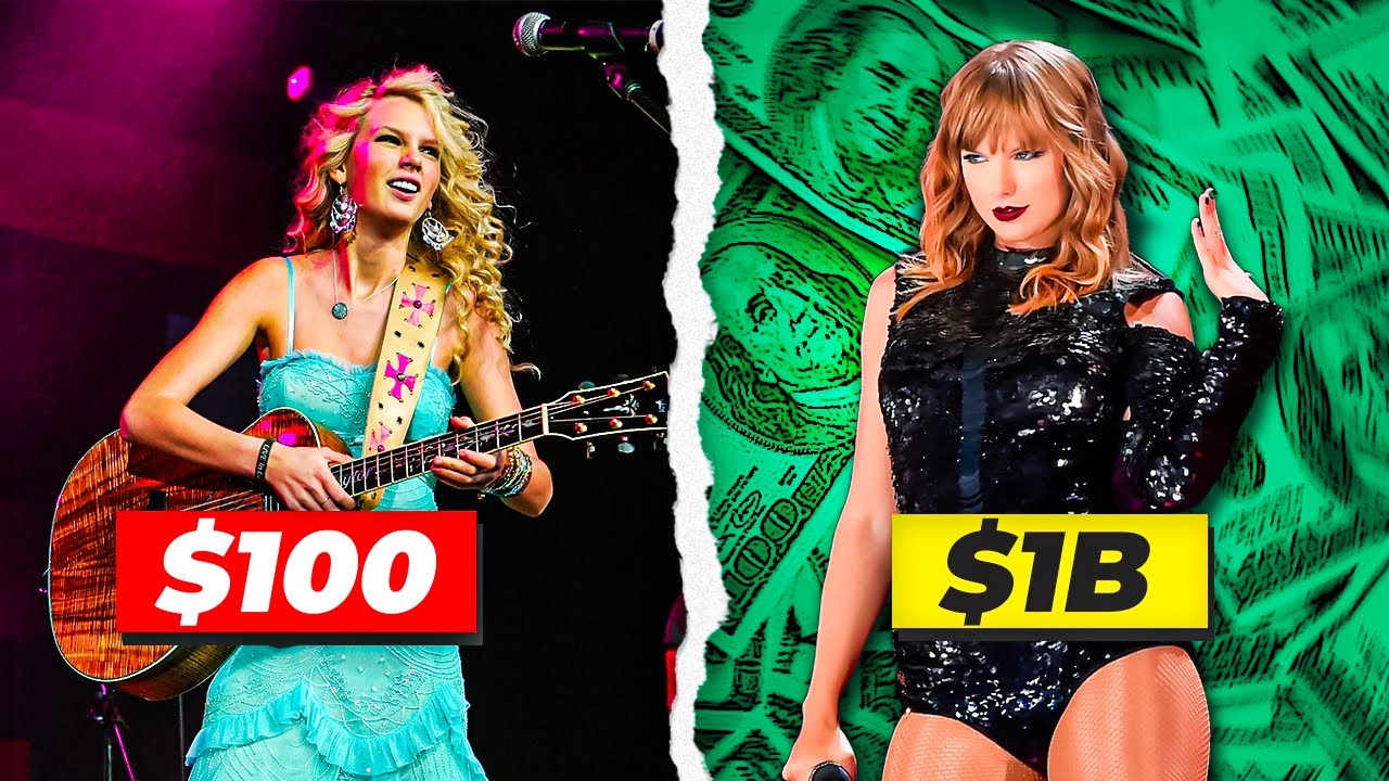 $100 to $1,000,000,000 - How Taylor Swift Became a BILLIONAIRE!
