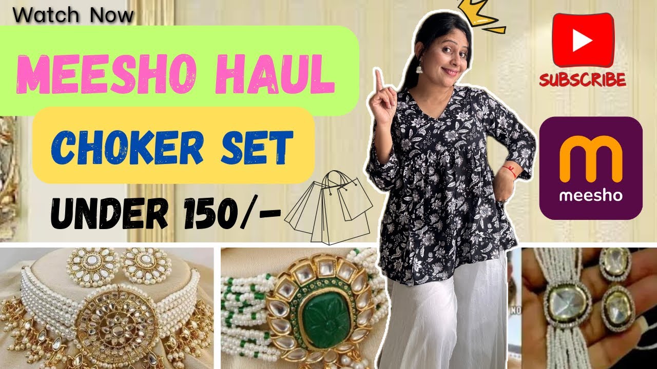 Huge Meesho Jewellery Set Haul Under 150/- | Trendy Jewellery Haul Meesho | Meesho Find Affordable |
