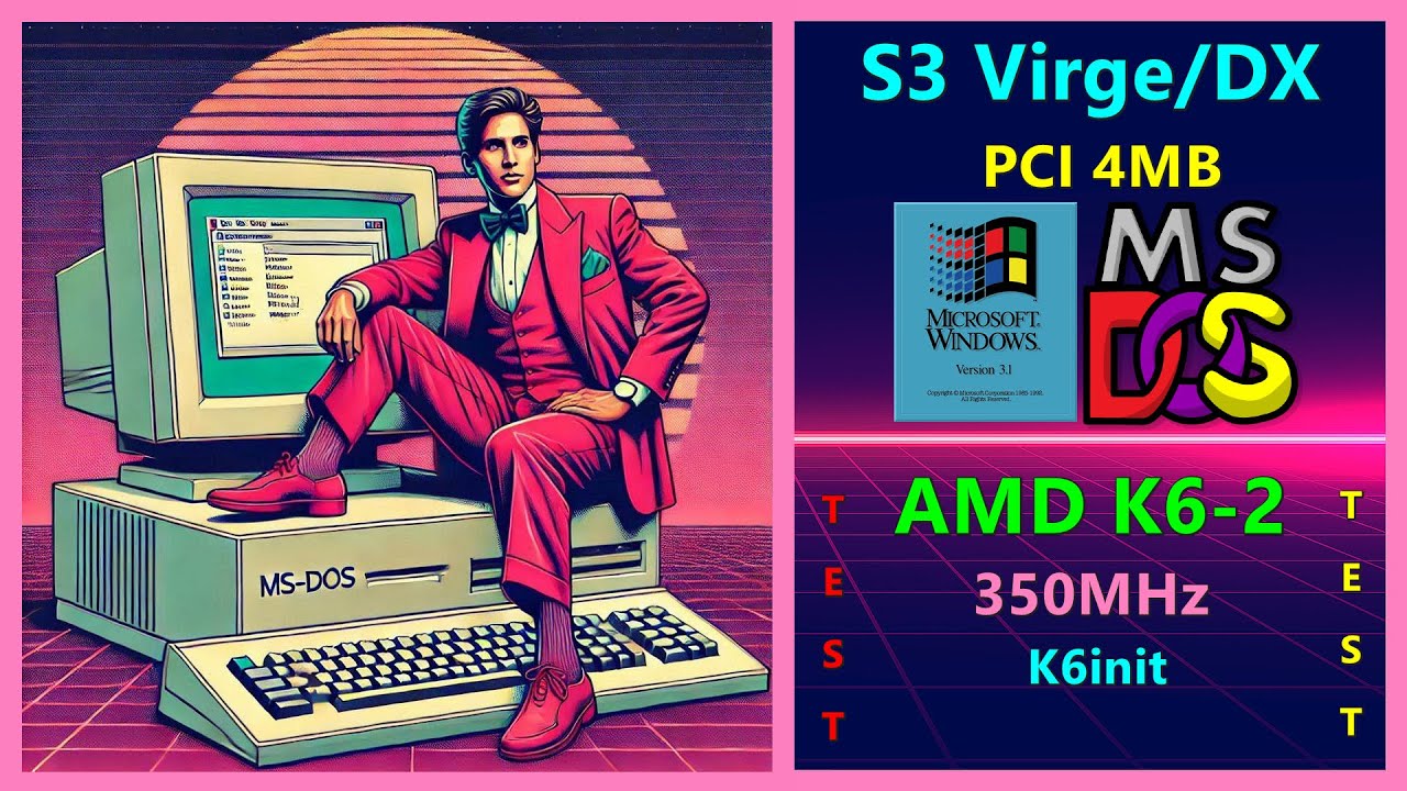 [MS-DOS] Test: S3 Virge/DX PCI 4MB