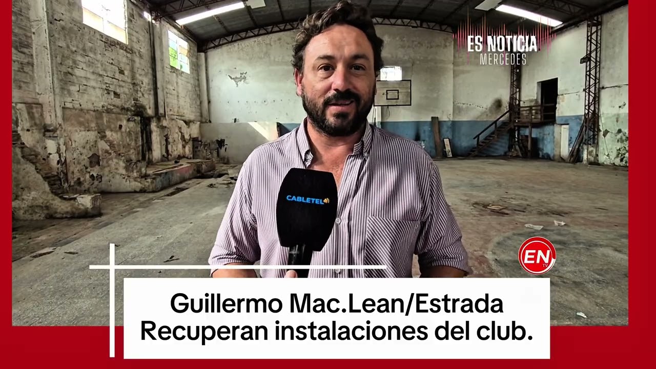 ✔️ Club Estrada, avanzan con los trabajos luego de recuperar las instalaciones.
