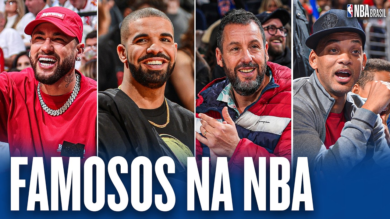 AS MELHORES REA&Ccedil;&Otilde;ES DAS CELEBRIDADES NA NBA!