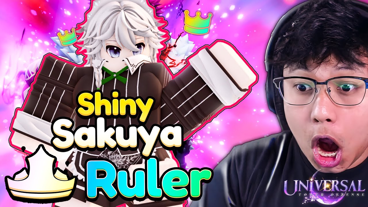 0.1% Ruler SHINY Sakuya (Exclusive) Max Stats is OVERPOWERED! - Universal Tower Defense