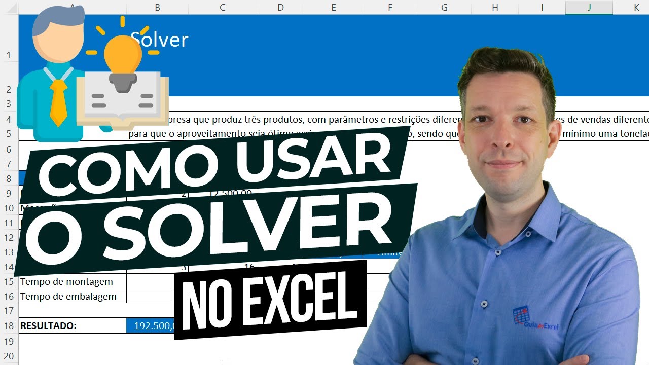 Como Usar o SOLVER no Excel - Exemplo PRÁTICO