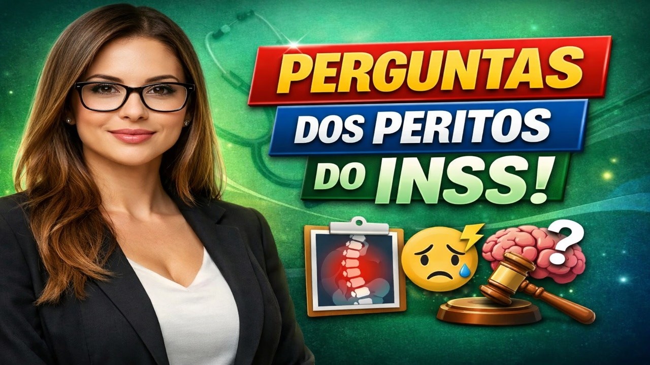 🚨4 PERGUNTAS QUE OS PERITOS DO INSS MAIS FAZEM 🩺
