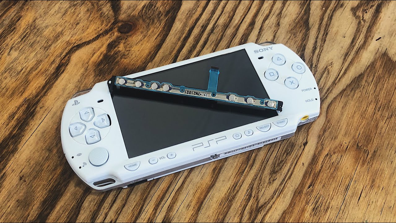 Ремонт и чистка сломанной PSP 2000 — сломанная кнопка «Пуск»