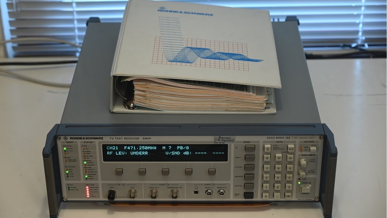 #23 - Rohde & Schwarz TV Receiver EMFP Extras
