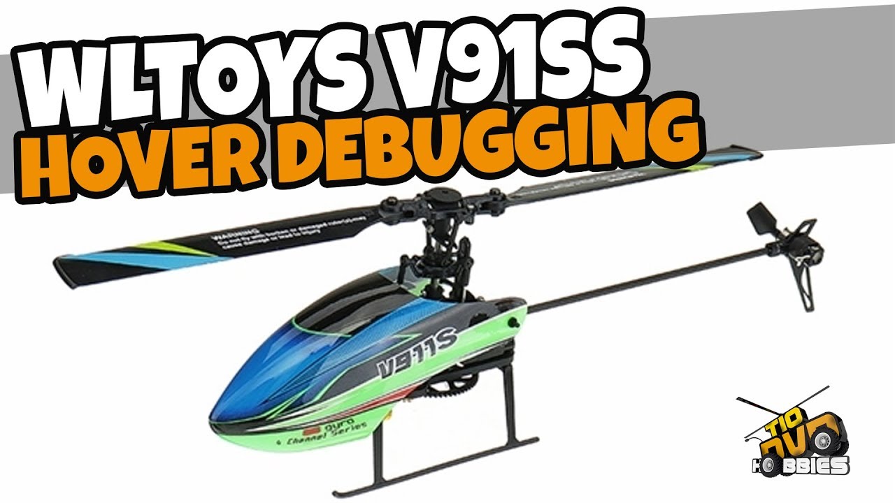 WLTOYS V911S HOVER DEBUGGING CALIBRAGEM TRIMAGEM - Helicóptero de Controle Remoto
