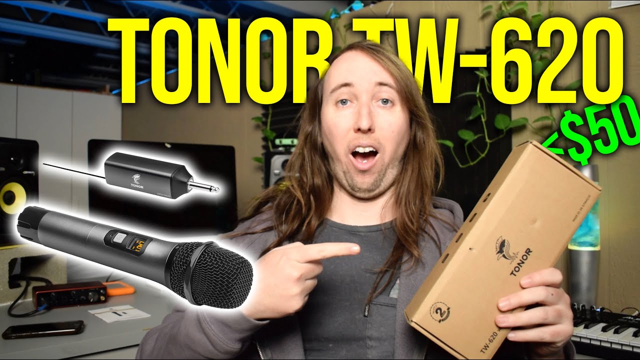 Распаковка и обзор беспроводного микрофона TONOR TW-620!