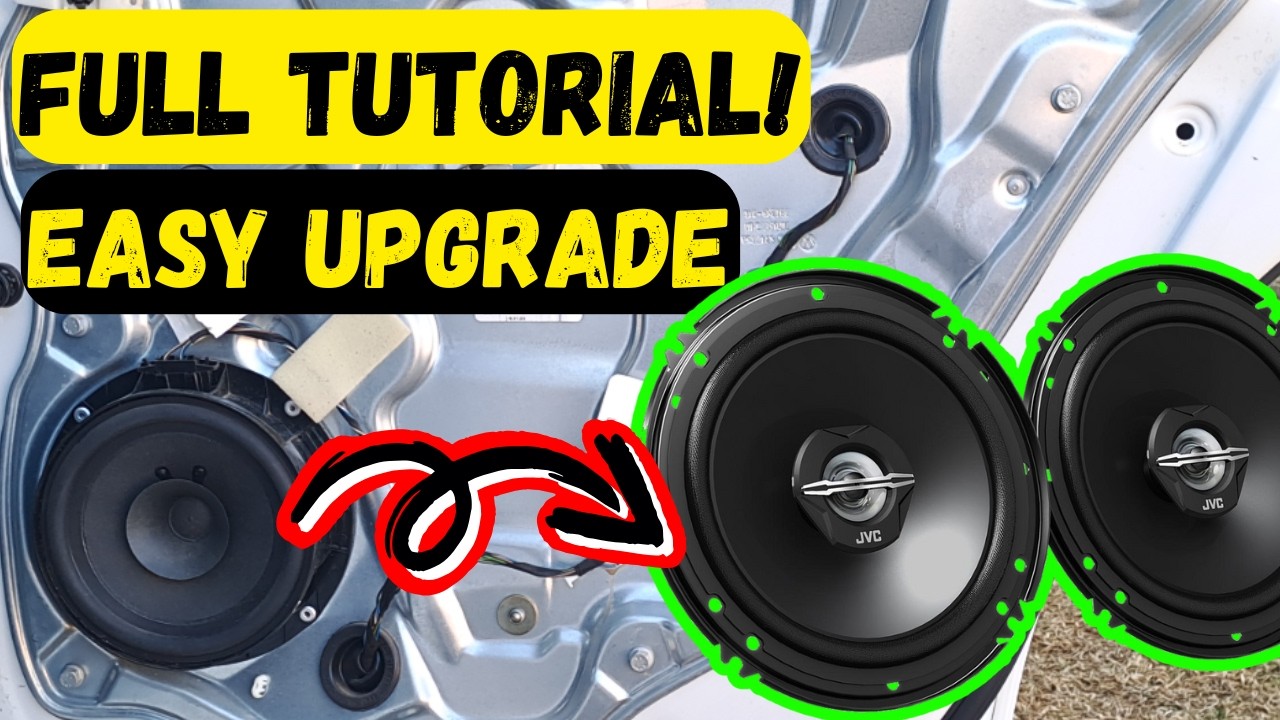 I Replaced My Polo 9n/9n3's Speakers with JVC CS-J620 Coaxial Speakers for UNDER $100