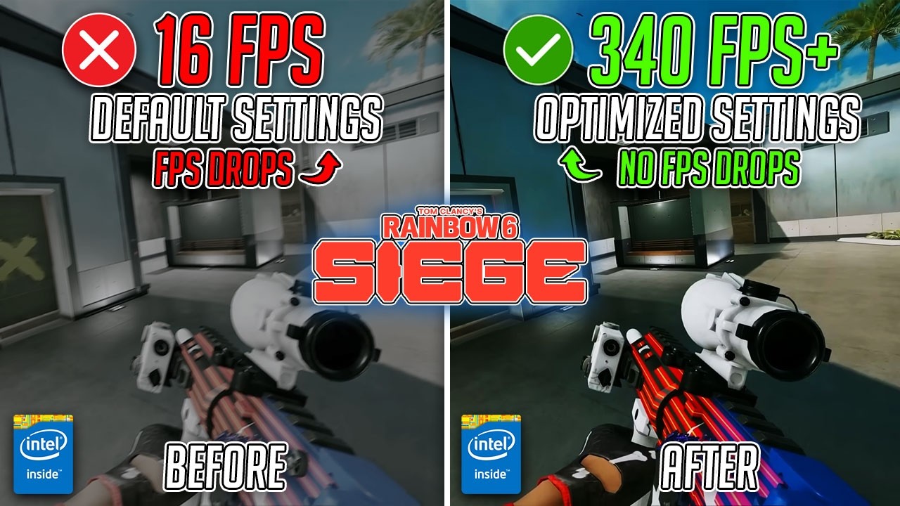 Rainbow Six: Siege - How To FIX FPS DROPS, LAGS & INPUT LATENCY in Season 2📈