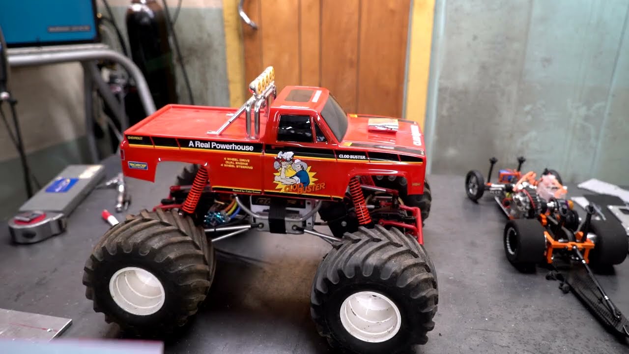 Brushless Tamiya Clodbuster Body Mount