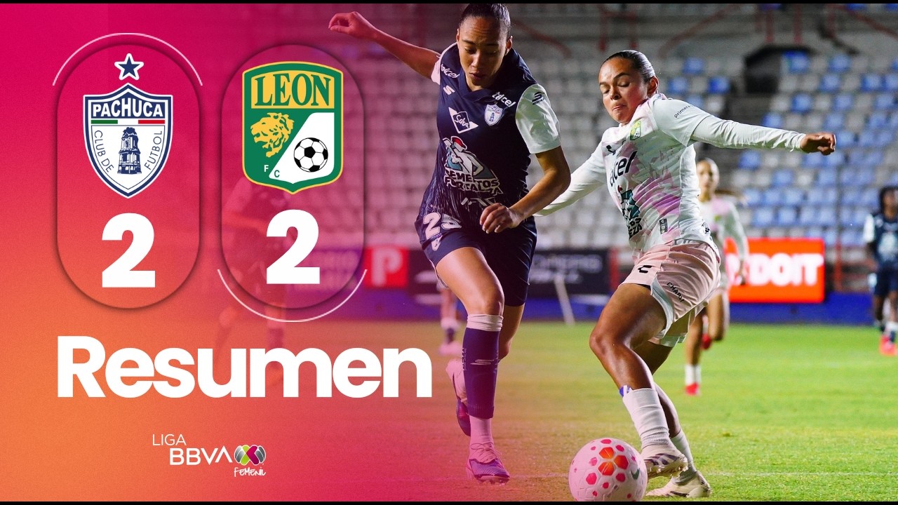 PACHUCA 5-4 LE&Oacute;N J16 | Partidazo desde la Bella Airosa lleno de gol y emociones