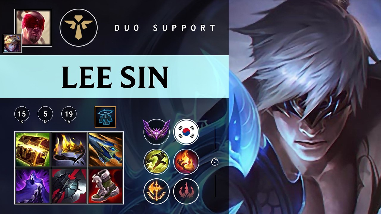 Lee Sin Support vs Kled - KR Master Patch 26.07