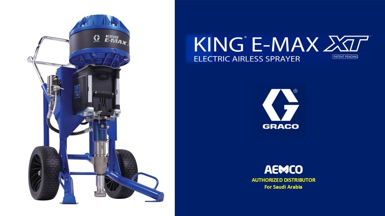 GRACO King Emax XT - Electric Sprayer - Authorized Distributor - AEMCO Saudi Arabia #king_emax_XT