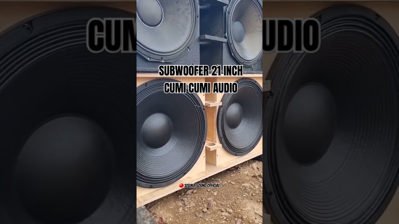 Subwoofer 21 inch terbaru ( Cumi cumi audio ) #subwoofer  #audiosystem #audio #horeg #viralshort #dj