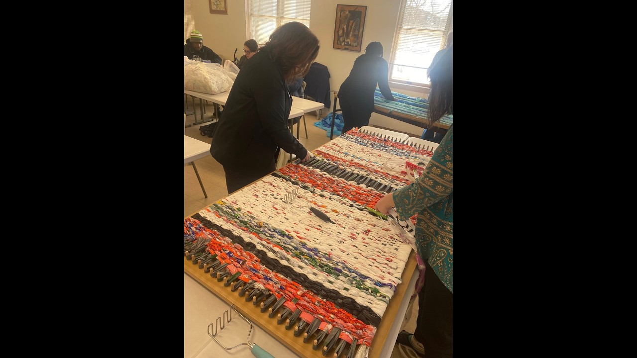 Bags2Mats for the Homeless on WHYY