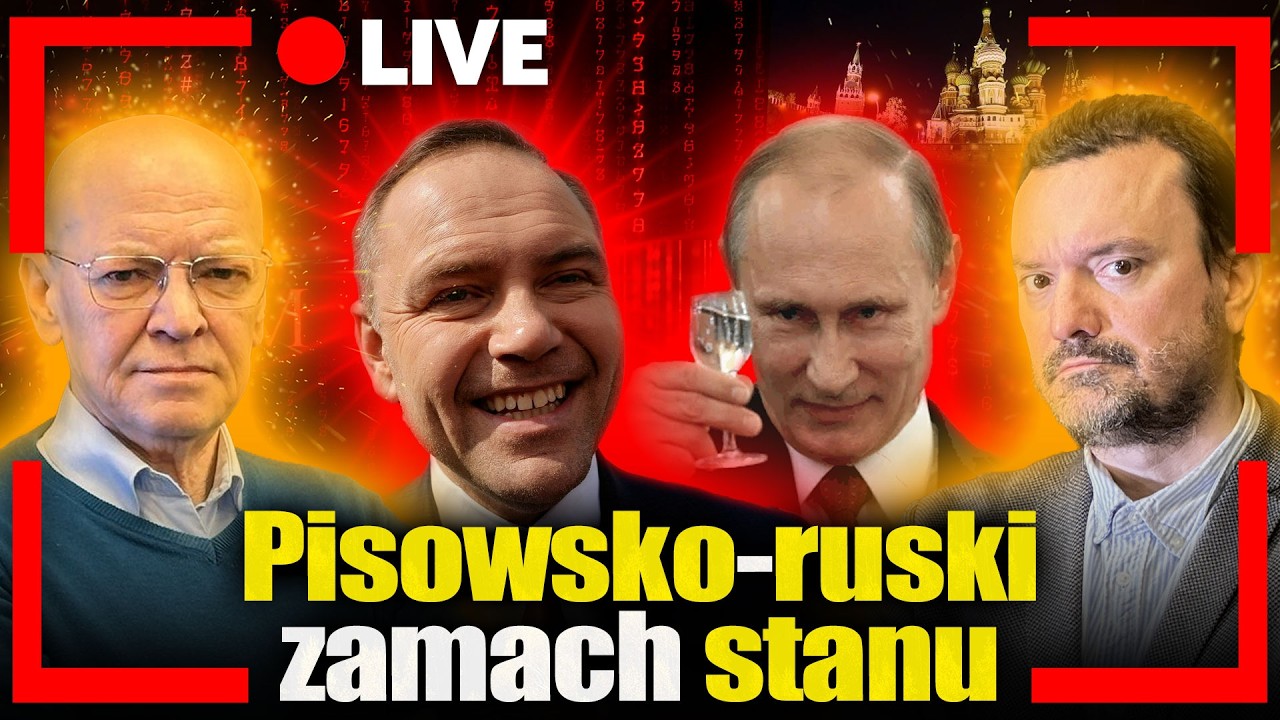 [LIVE]  Pisowsko-ruski zamach stanu. Obrzydliwa gra patoprawicy. Jan Piński i Robert Cheda