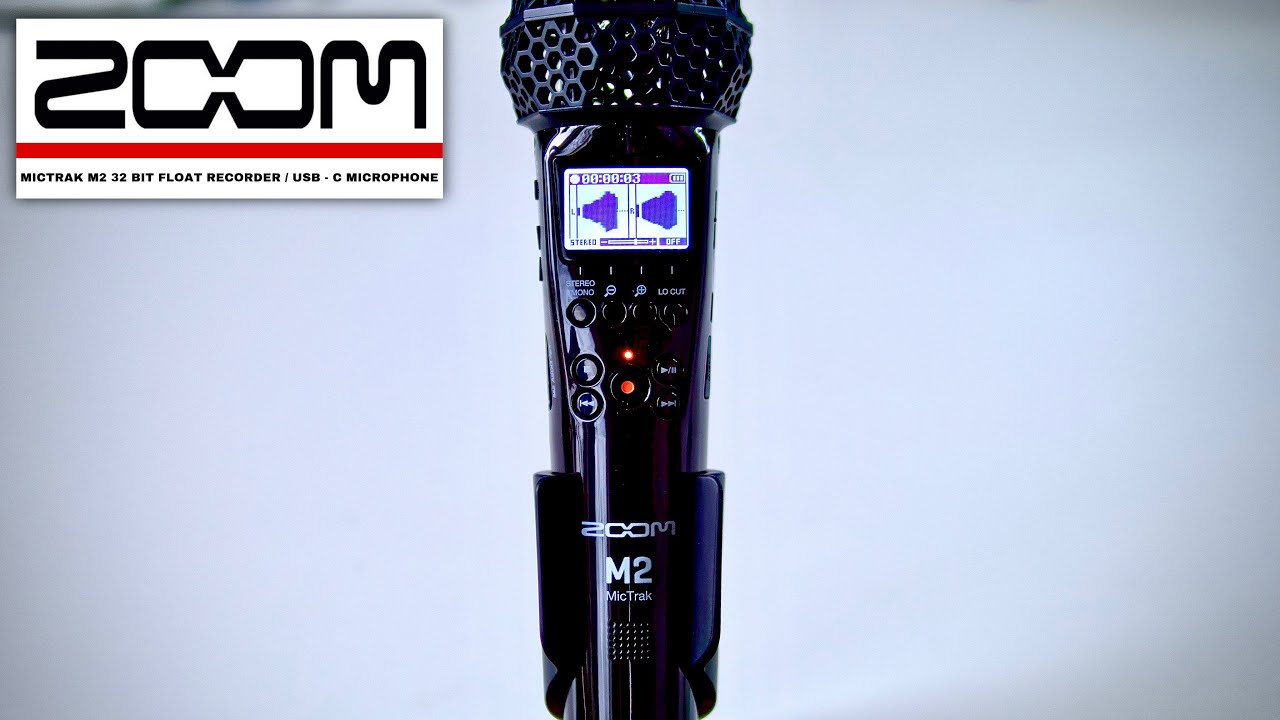 Zoom MicTrak M2 32 Bit Float Audio Recorder / USB - C Microphone Review