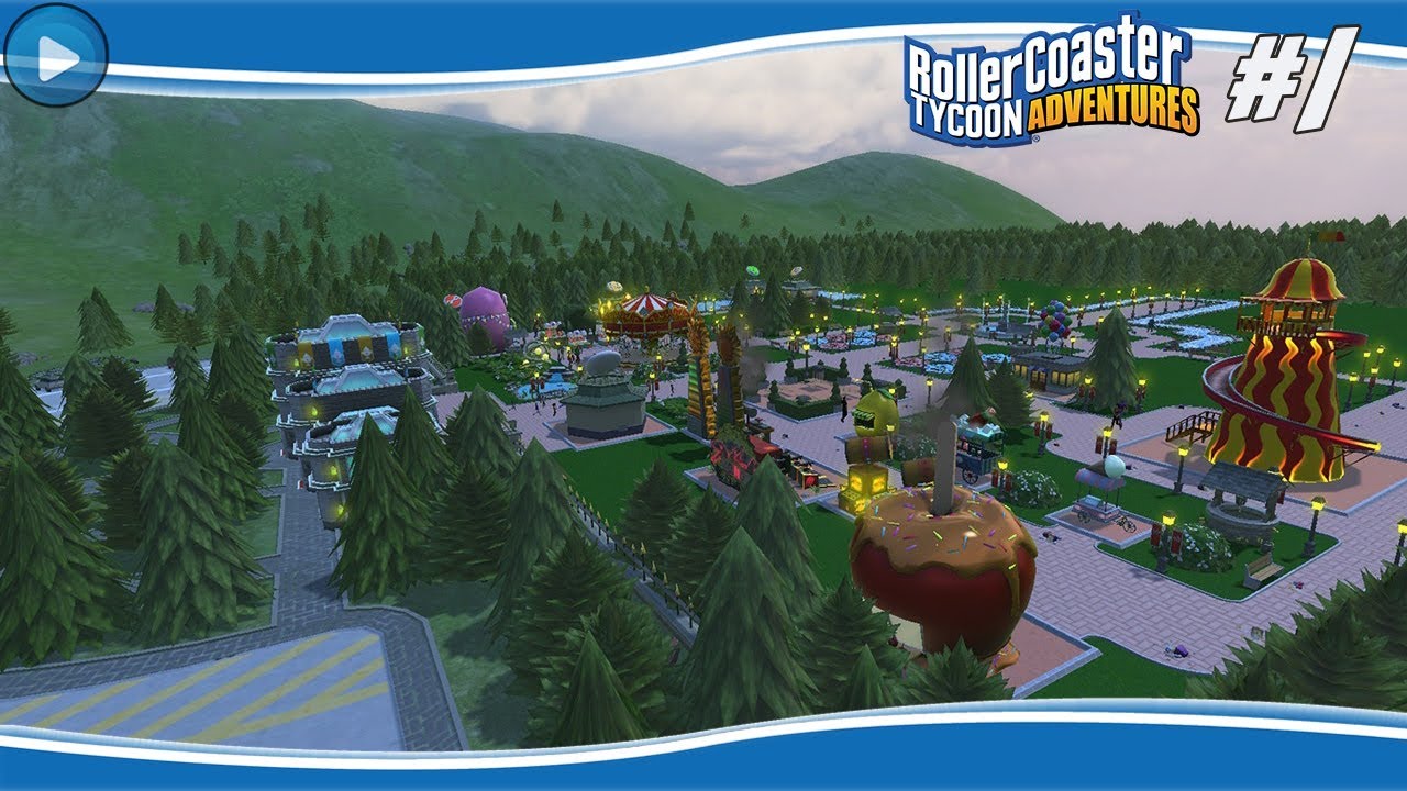 EEN NIEUWE PRETPARK GAME! - ROLLERCOASTER TYCOON ADVENTURES #1