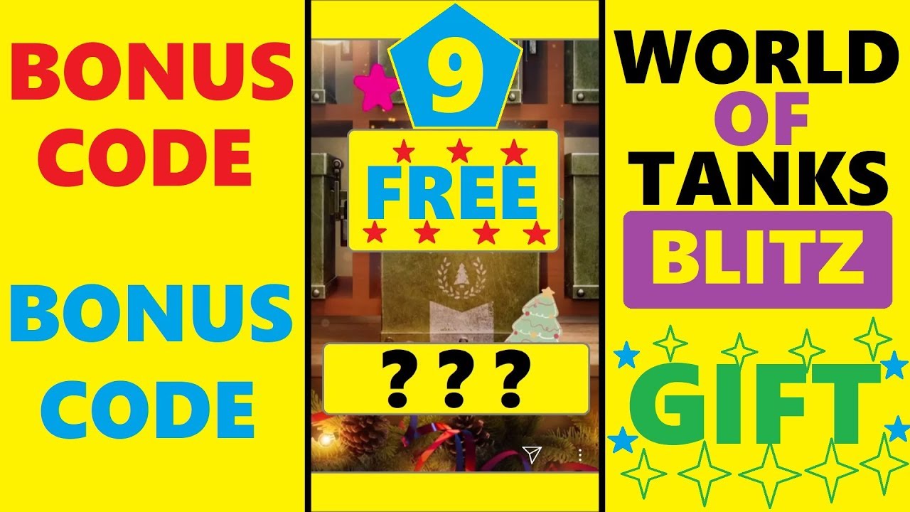 FREE  Bonus Code!  -  World of Tanks Blitz - Daily Gifts From Wargaming!